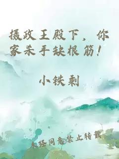 摄政王殿下，你家杀手缺根筋！